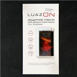 Защитное стекло 9D LuazON для Samsung Galaxy A31 (6.4"), полный клей, 0.33 мм