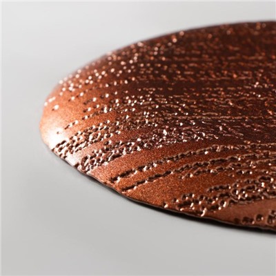 Тарелка «Ривьера», d=21 см, цвет бронзовый